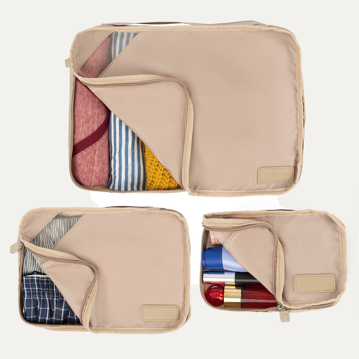 Travelpro Essentials 3 Pack Packing Cube Set (S / M / L)