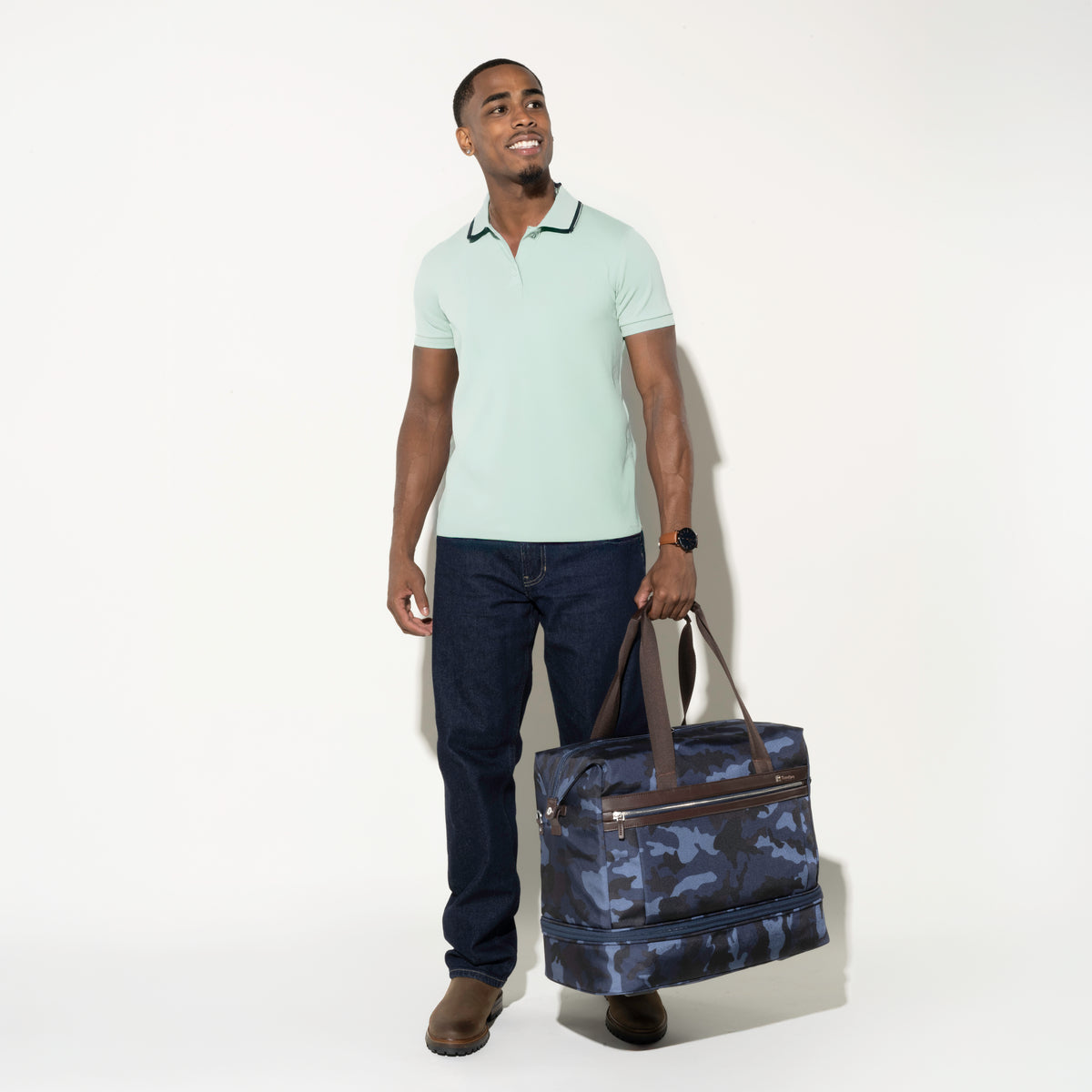 Travelpro Platinum Elite Drop-Bottom Weekender - Camouflage