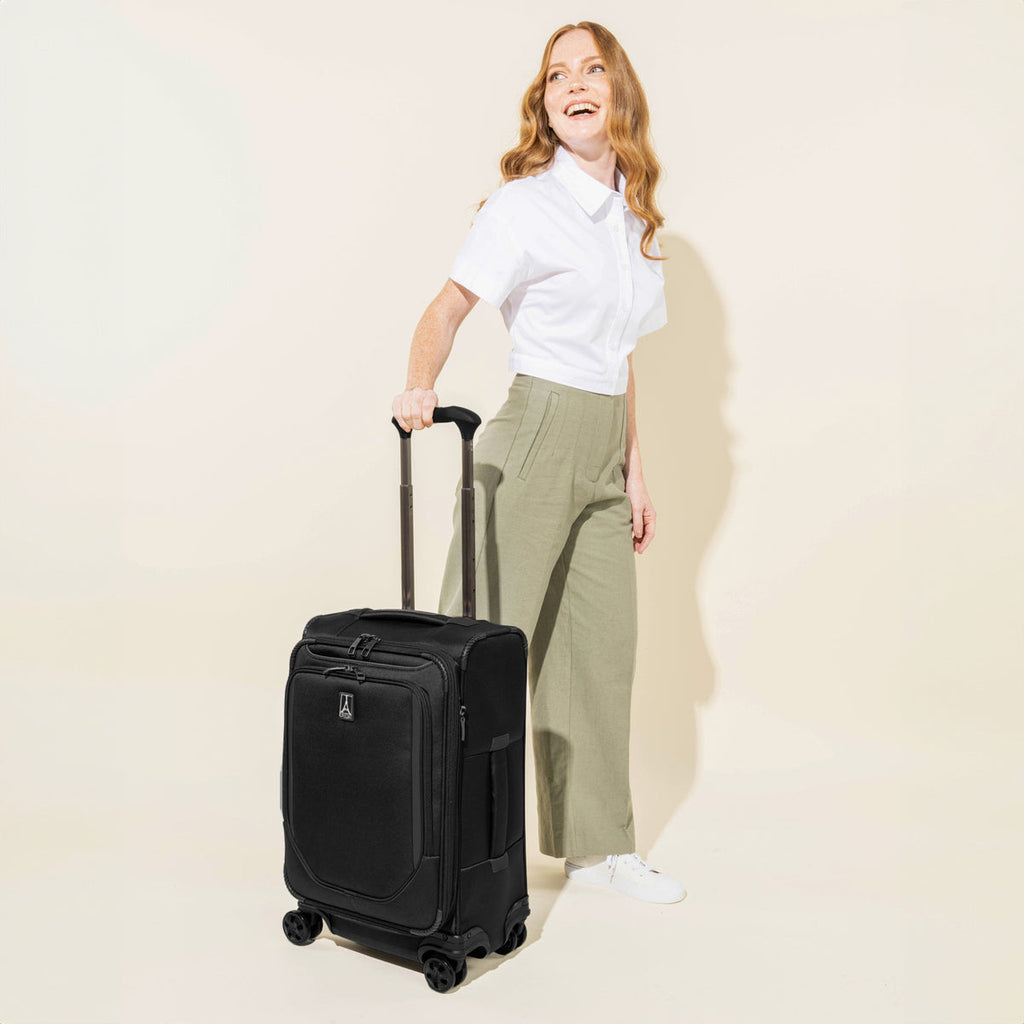 Travelpro Crew Classic Carry-On Spinner / Travelpro Altitude Large Backpack Luggage Set