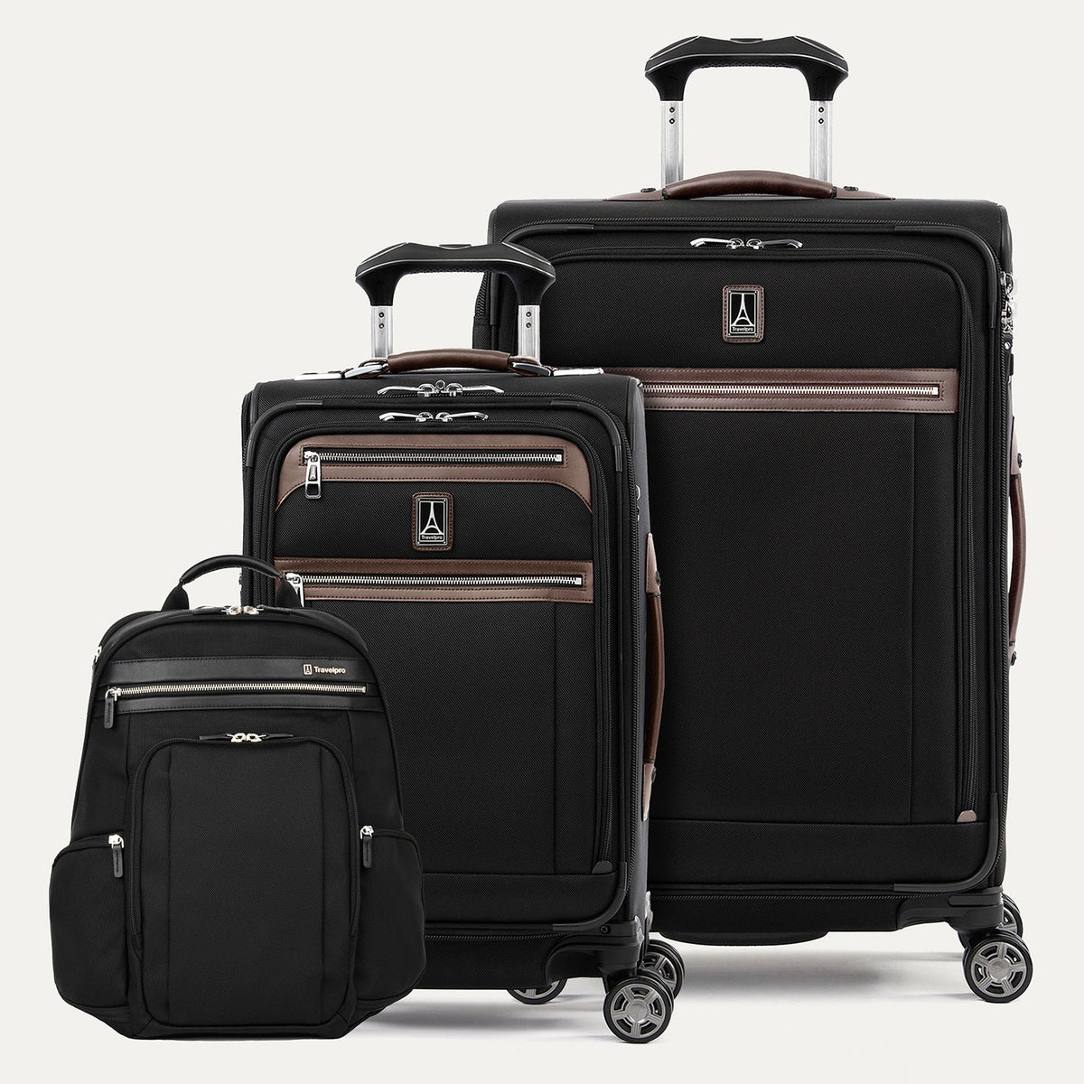 Travelpro Business Trip Essentials - Platinum Elite Backpack / Carry-On / Medium Check-In Luggage Set