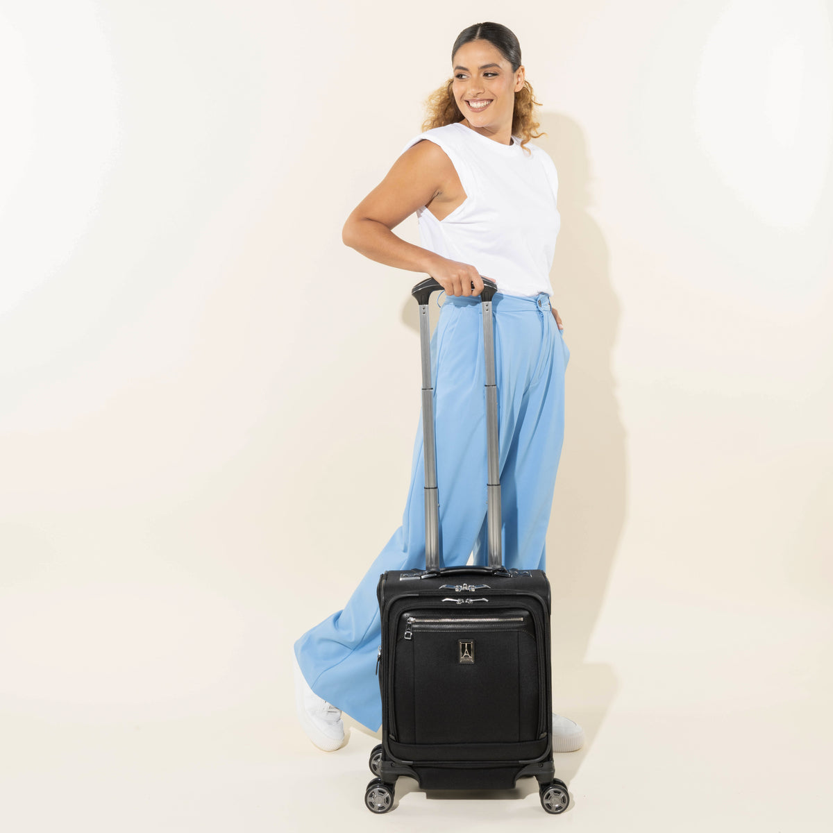 Travelpro Platinum Elite Carry-On Spinner Tote (USB-A Port Only) Luggage